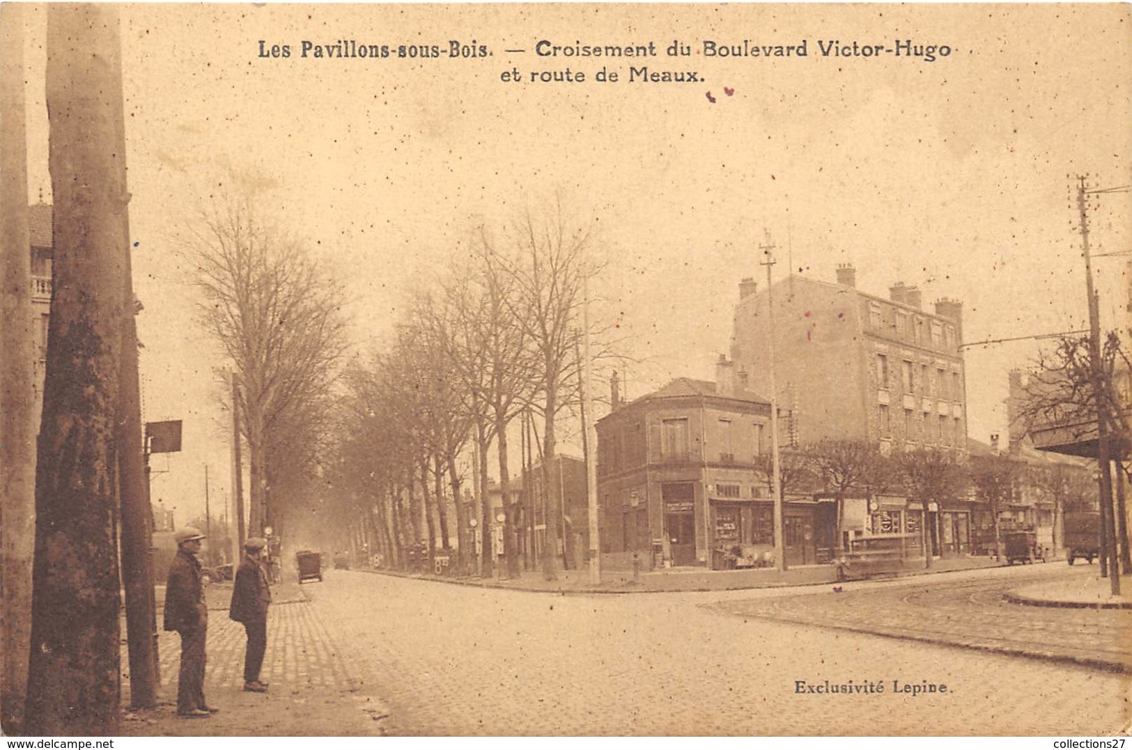 93-LES-PAVILLONS-SOUS-BOIS- CROISEMENT DU BOULVARD VICTOR-HUGO ET ROUTE DE MEAUX - Les Pavillons Sous Bois