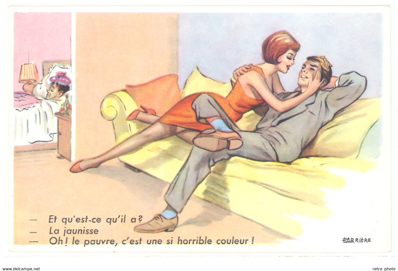 Cpa Illustrateur Signée Carrière, Femme, Pin-up   ( S. 2646 ) - Carrière, Louis