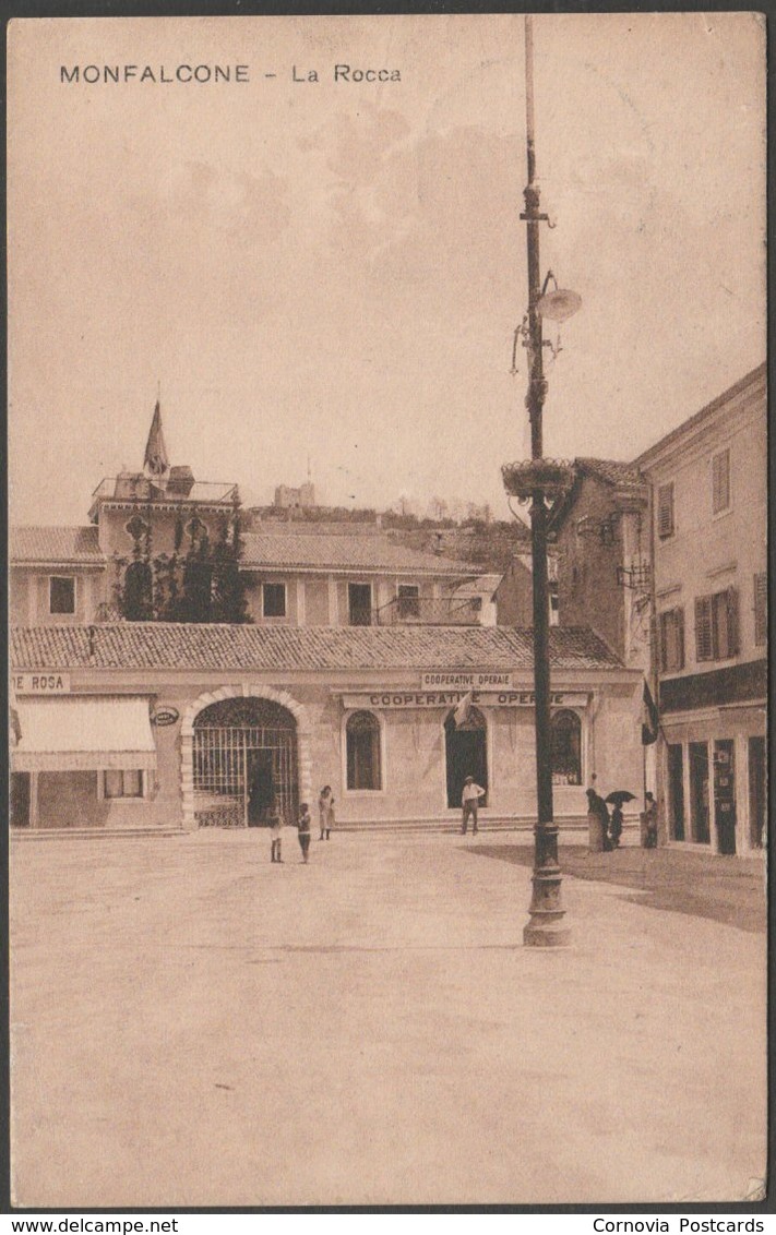 Cartolina Con 50c & Pubblicitari Reinach & 10c - Annullato Mess. Trieste-Milano 1924 - La Rocca, Monfalcone, Suplina - Marcophilia