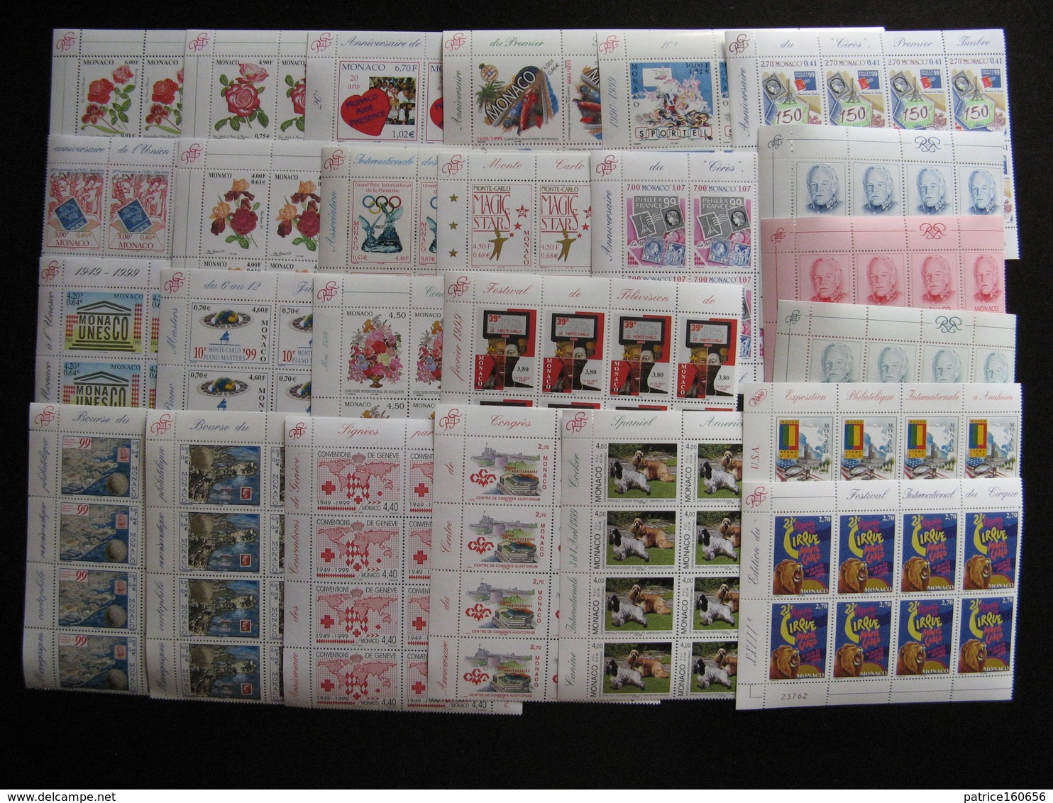 TB Lot De Timbres De Monaco , Neufs XX . Faciale =  550 Euros  . - Collections (without Album)