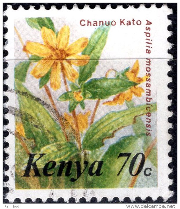 KENYA 1983 Flowers - 70c. - Chanuo Kato FU - Kenya (1963-...)
