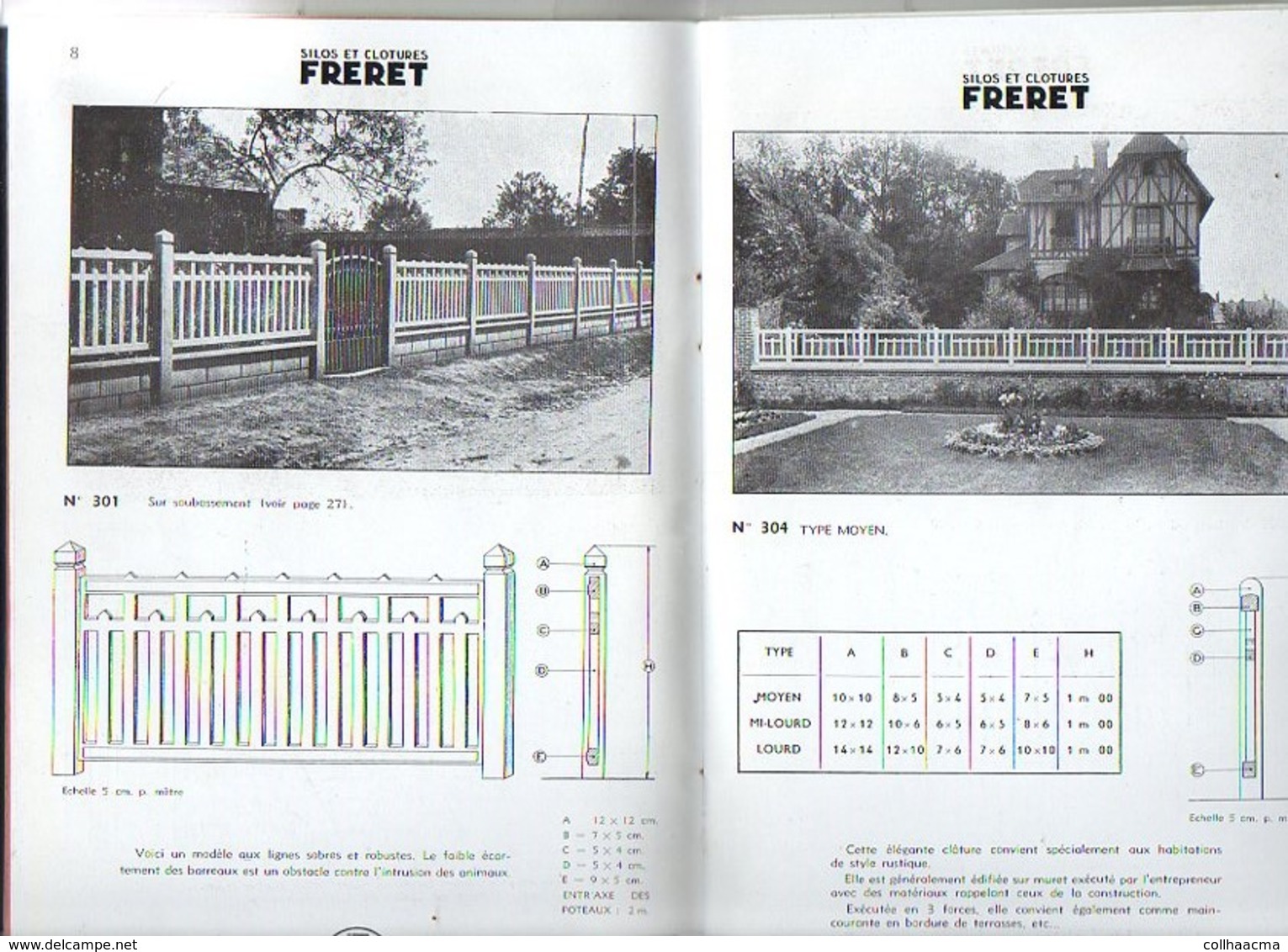 Catalogue 1925 Env. "Silos Et Clotures FRERET" Usines à Pitres,Pont De L'Arche,Challuy,Alizay - Publicités