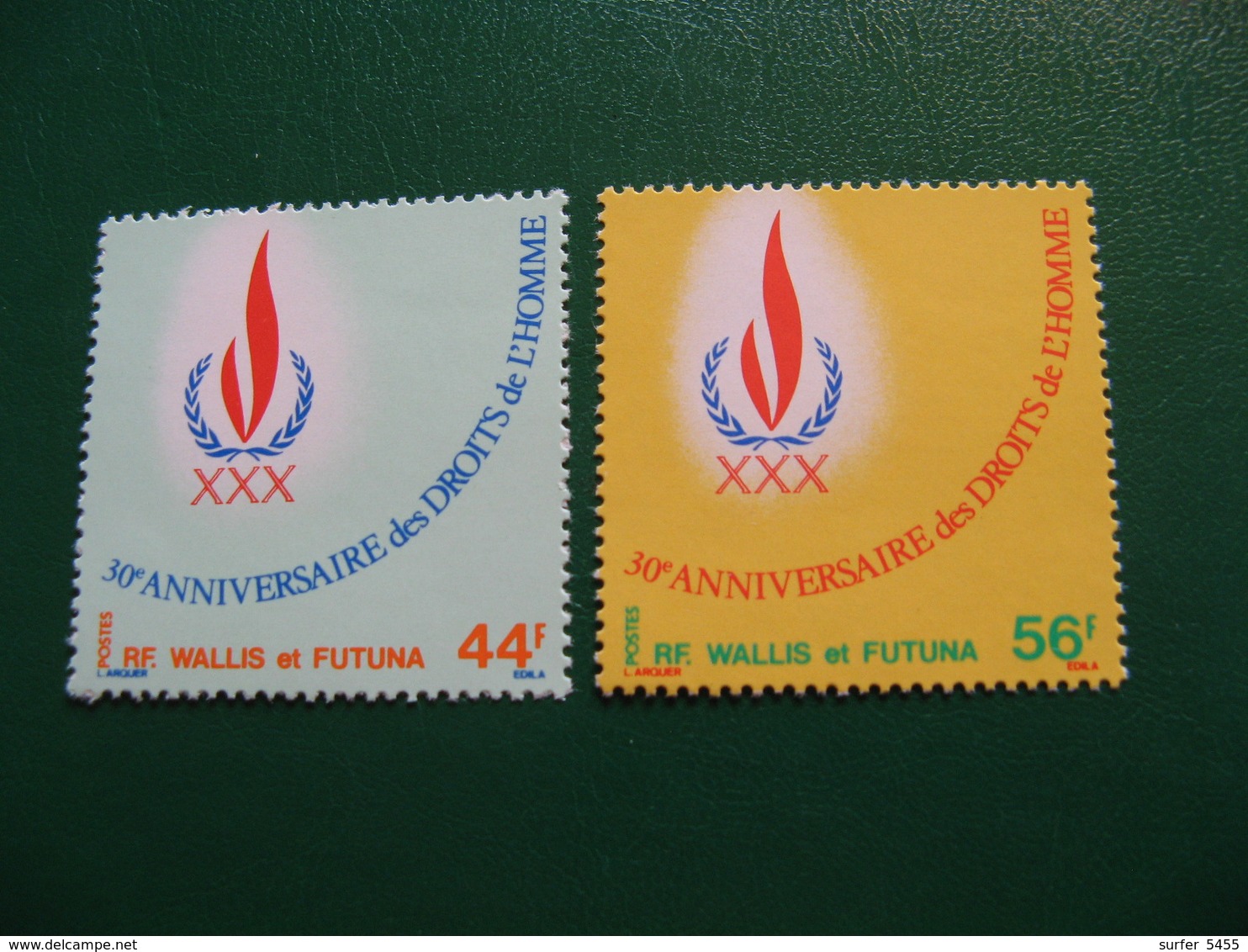 WALLIS YVERT POSTE ORDINAIRE N° 224/225 NEUFS** LUXE COTE 4,90 EUROS - Unused Stamps