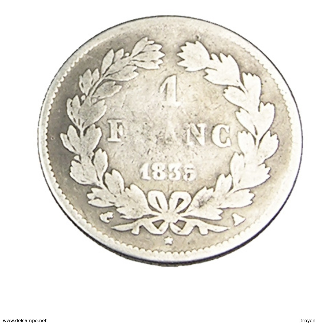 1 Franc - Louis Philippe  - France - 1835 A - B+ - Argent - - 1 Franc