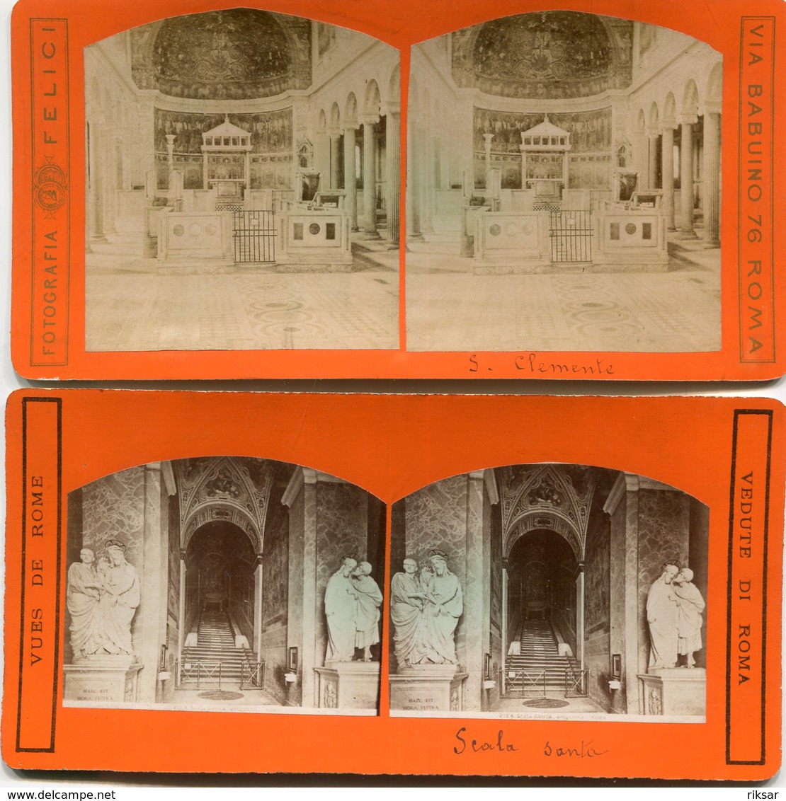 PHOTOS STEREO(ITALIE) ROME(8) - Stereoscopic