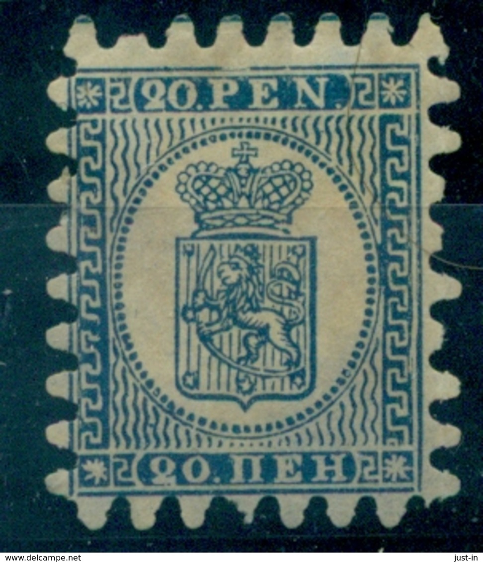 FINLANDE N°8a Nx Signé Calves Perçage 1 B / TB Cote 700 € . - Unused Stamps