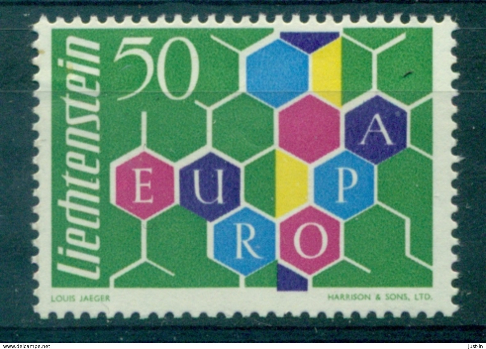 LIECHTENSTEIN N°355 N Xx EUROPA 1960 Cote 120 € TB. - Unused Stamps