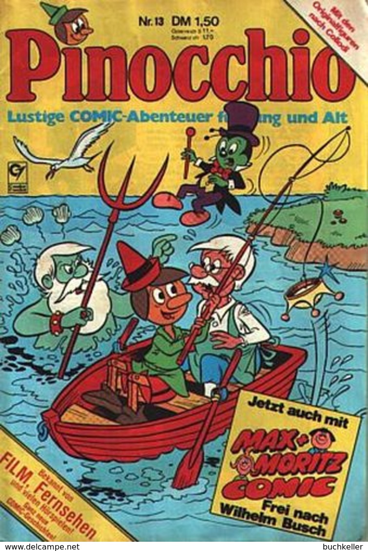 Pinocchio 13 Comic-Heft Condor Verlag 1978 Michael Goetze - Altri & Non Classificati