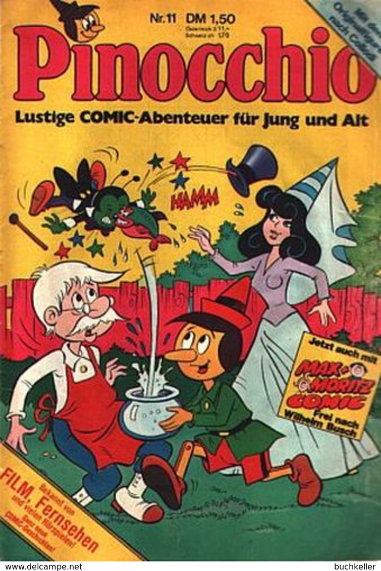 Pinocchio 11 Comic-Heft Condor Verlag 1978 Michael Goetze - Autres & Non Classés
