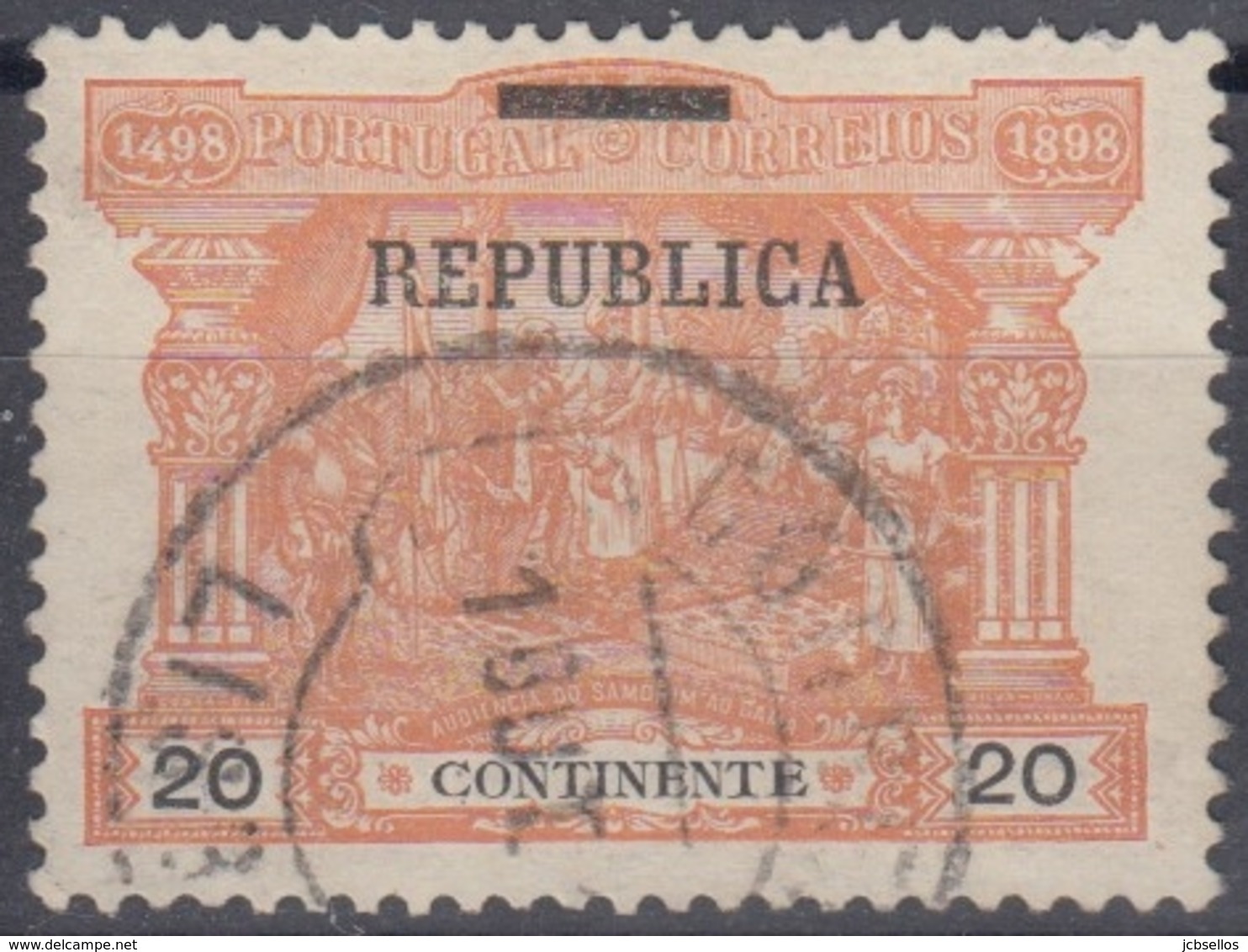 PORTUGAL 1911 Nº 186 USADO - Usado