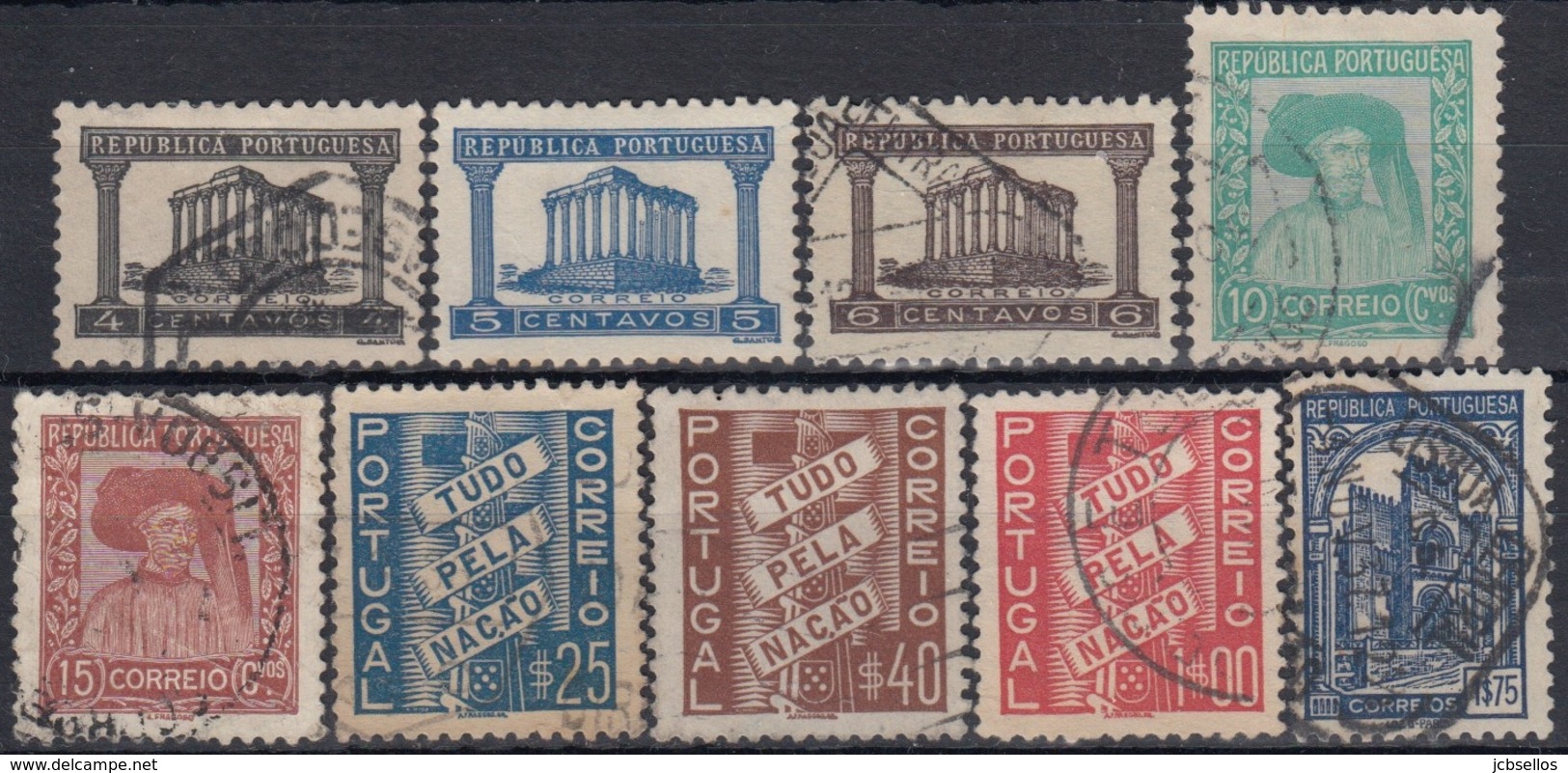 PORTUGAL 1935-1936 Nº 576/84 USADO - Usado