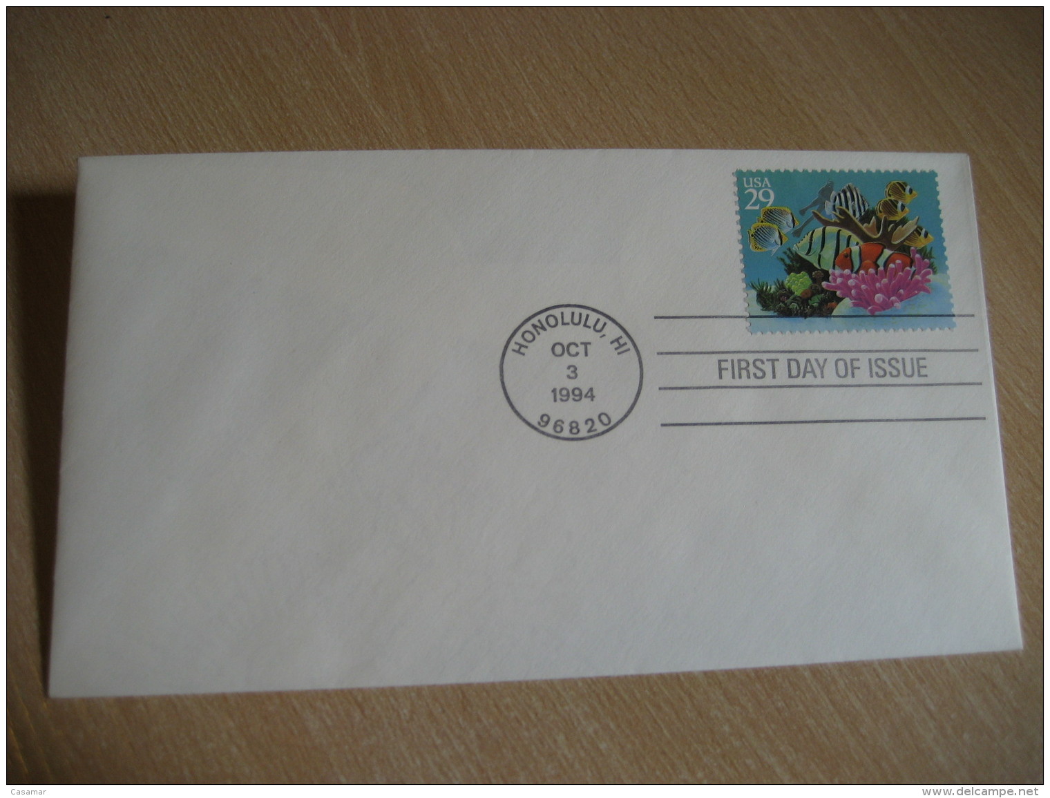 DIVING Honolulu Hawaii 1994 FDC Cancel Cover USA - Plongée