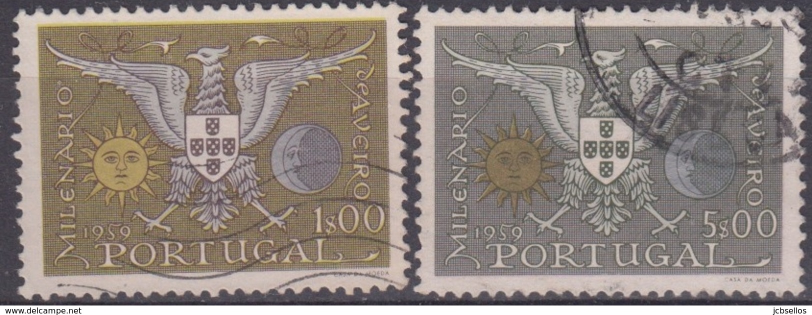 PORTUGAL 1959 Nº 857/58 USADO - Used Stamps