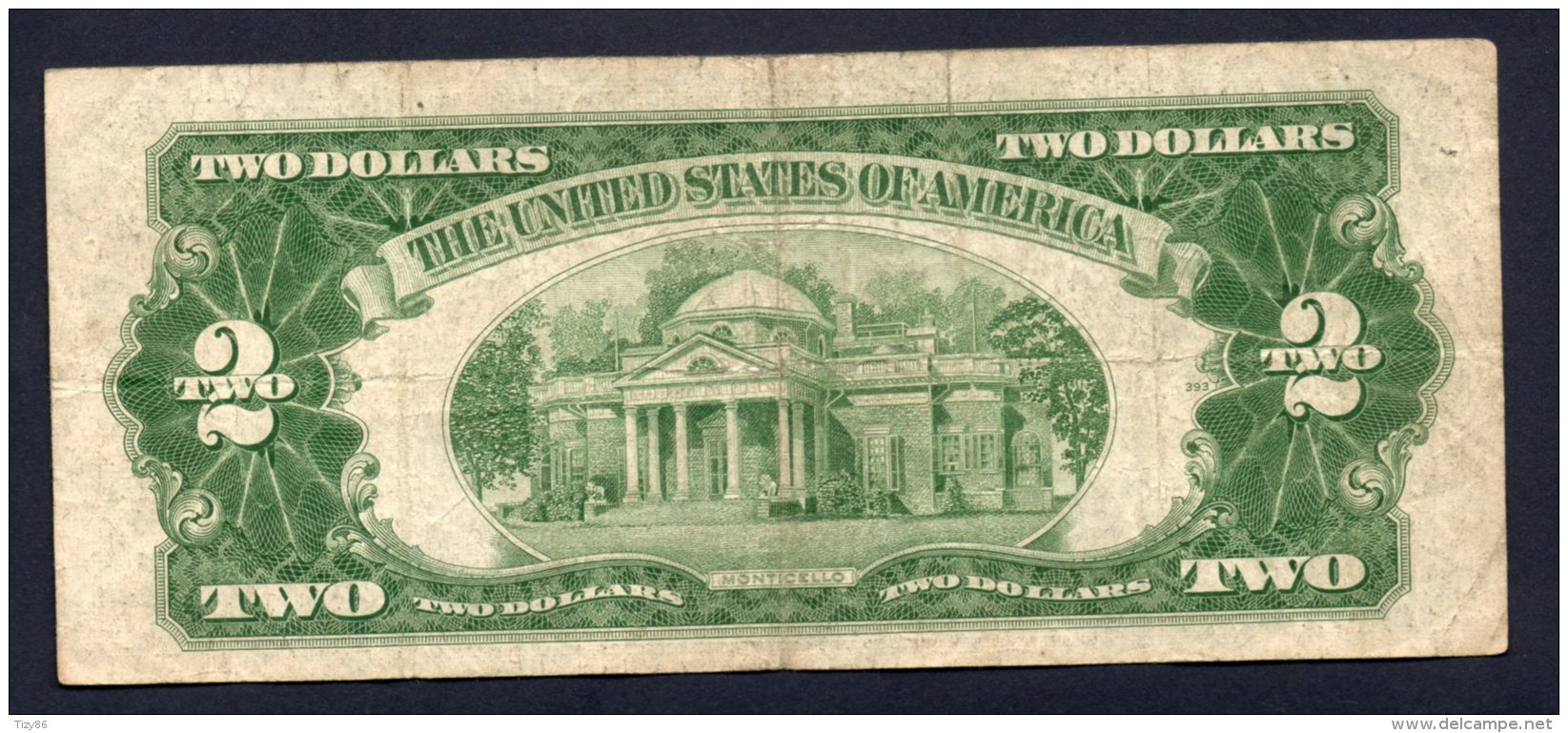Banconota United States Of America - 2 Dollars 1953 (circulated) - Unidentified
