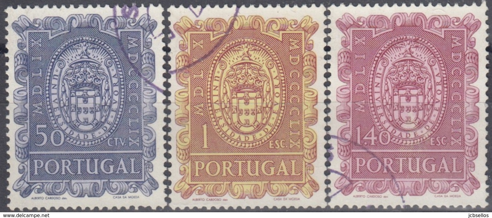 PORTUGAL 1960 Nº 870/72 USADO - Oblitérés