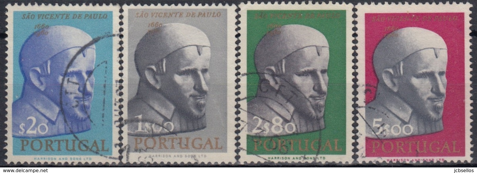 PORTUGAL 1963 Nº 922/25 USADO - Usado