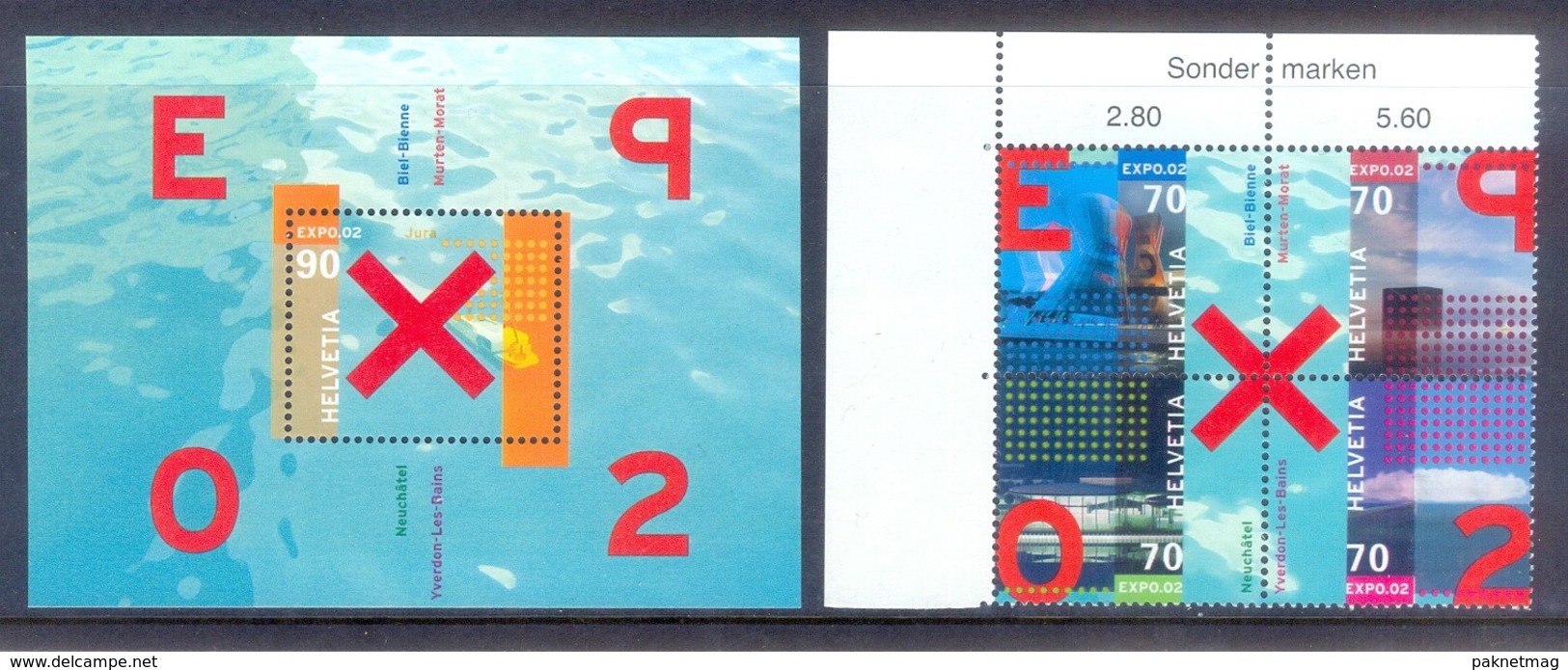 E102- Schweiz Switzerland 2003. Suisse (Brief) SST Slogan Cachet 1788 EXPO 02. - Unused Stamps