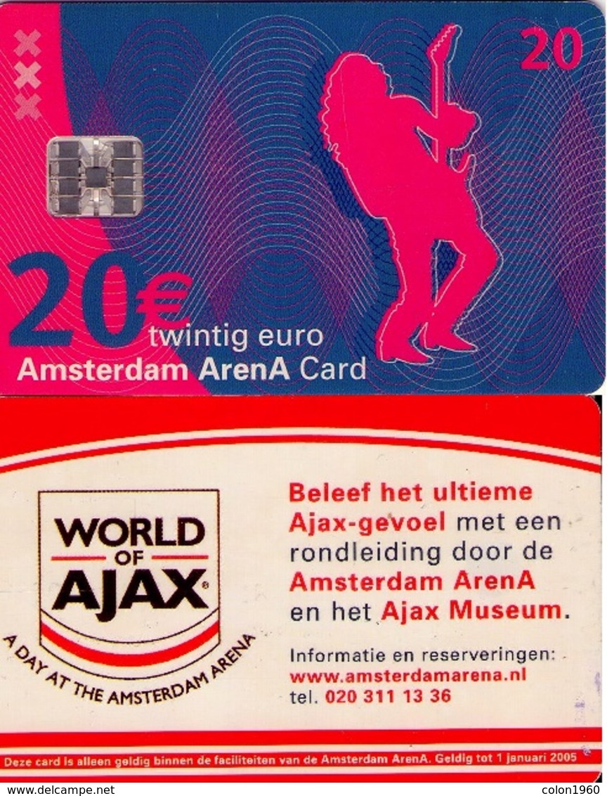 HOLANDA. A046.03. TARJETA FUNCIONAL DE AMSTERDAM ARENA CARD, MUSICA. (163) - Otros & Sin Clasificación