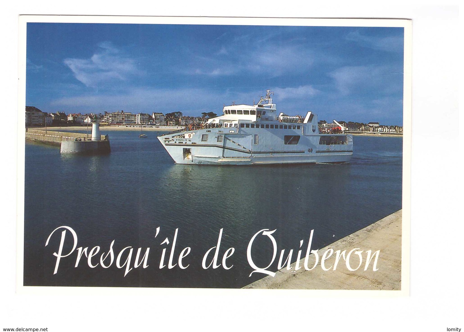 56 Presqu' Ile De Quiberon Bateau Le Vindilis Courrier De Belle Ile à Port Maria - Quiberon