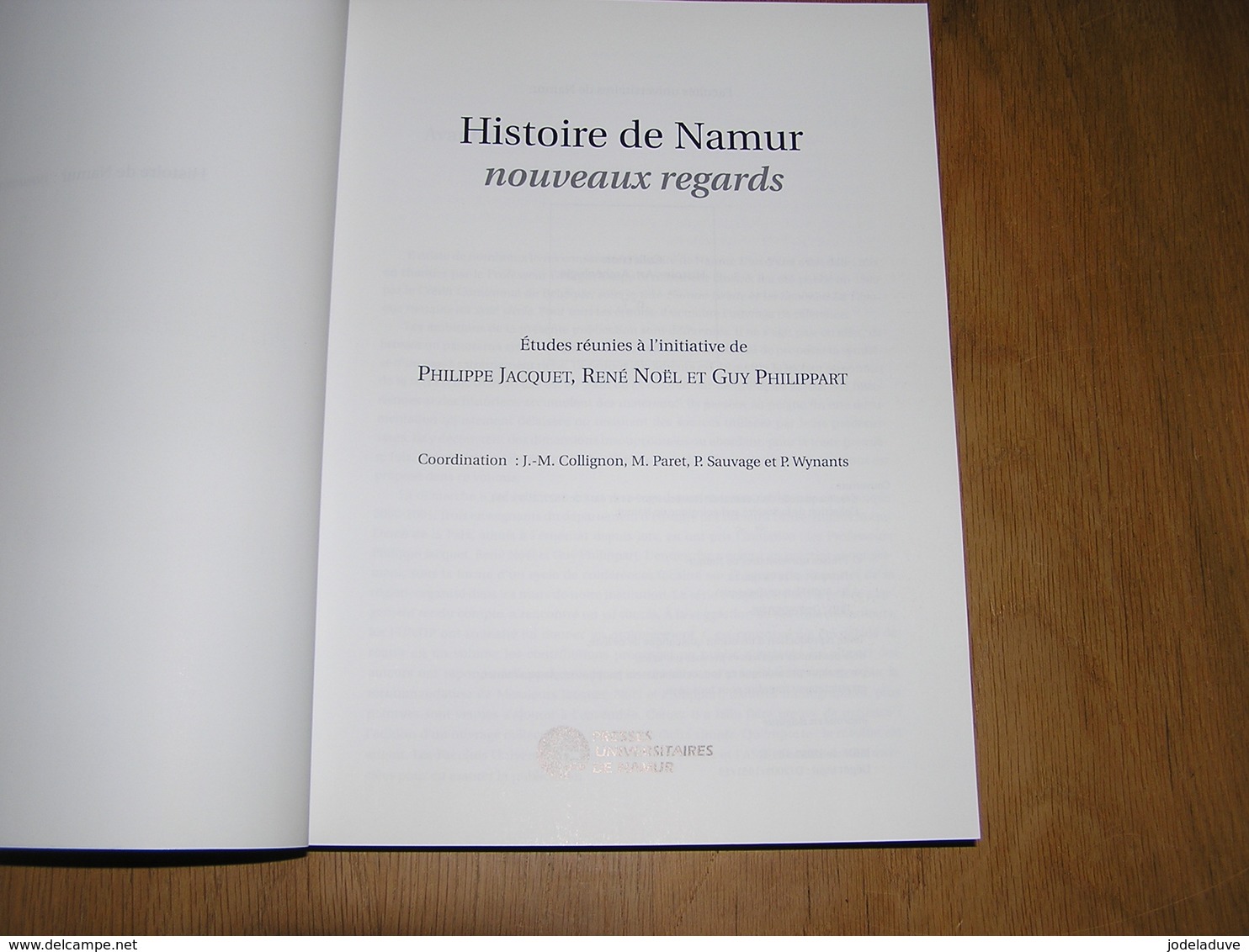 HISTOIRE DE NAMUR Nouveaux Regards Régionalisme Politique Prison Cinéma Guerre 14 18 Sculpteur Demanet Misère Eau - België