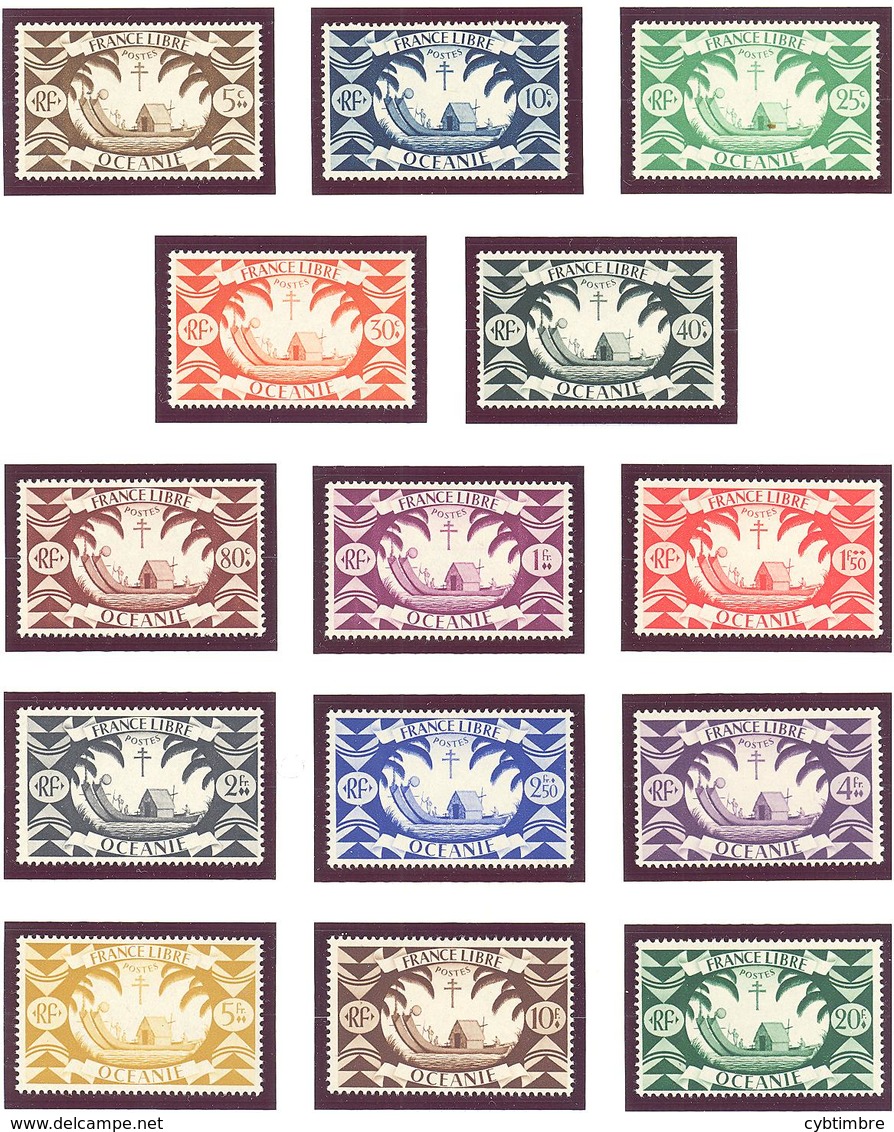 Oceanie: Yvert N° 155/168**; MNH - Unused Stamps