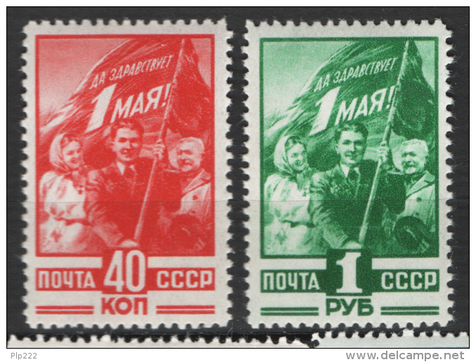 Russia 1949 Unif. 1339/40 **/MNH VF - Nuovi