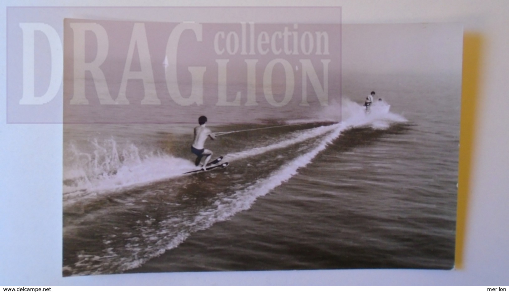 D158268  Water-skiing Hungary Balaton  1966 PU 1967 - Wasserski