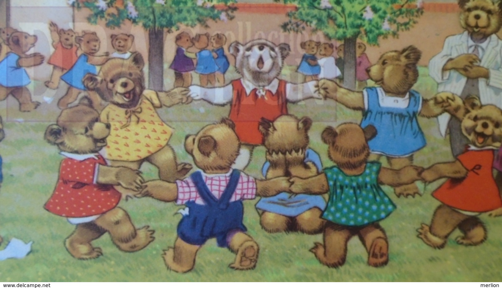 D158286 Teddy Bären,  Dornröschen War Ein Schönes Kind -  Fritz Baumgarten,   Ours Bear   Bärenkinder - Ours
