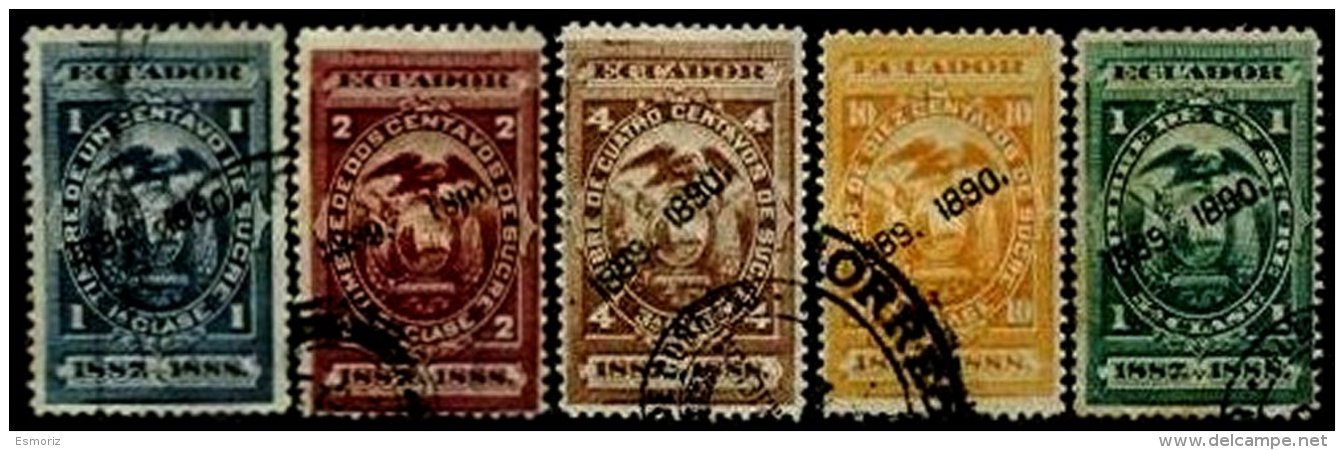 ECUADOR, Revenues, Used, F/VF - Equateur