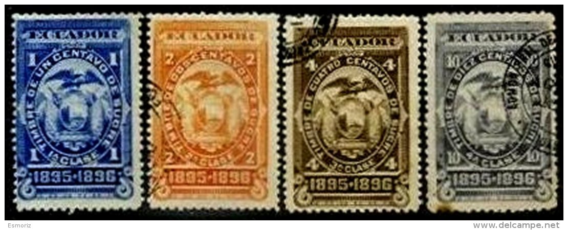 ECUADOR, Revenues, Used, F/VF - Equateur