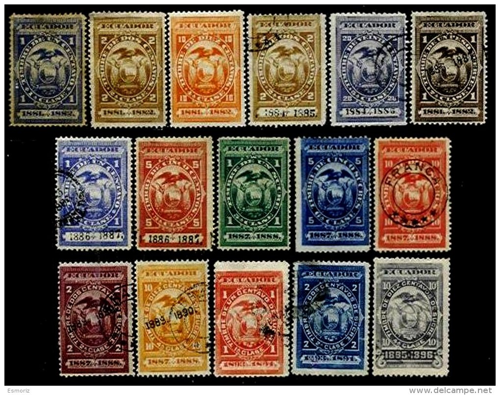 ECUADOR, Revenues, Used, F/VF - Equateur