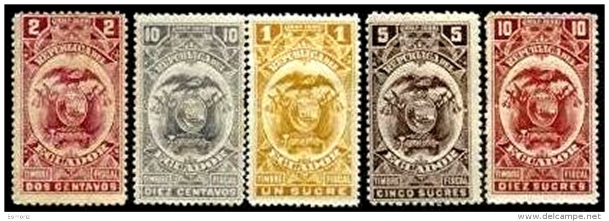 ECUADOR, Revenues, (*)/* MNG/MLH, F/VF - Equateur