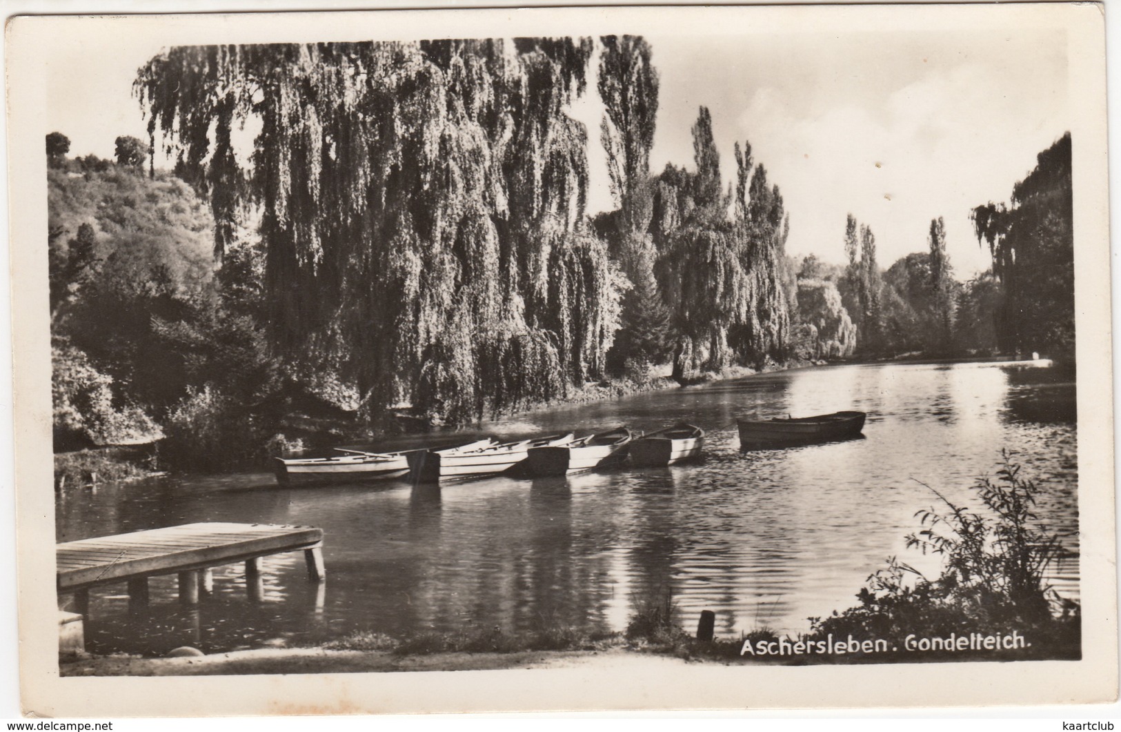 Aschersleben. Gondelteich - (DDR) - Aschersleben