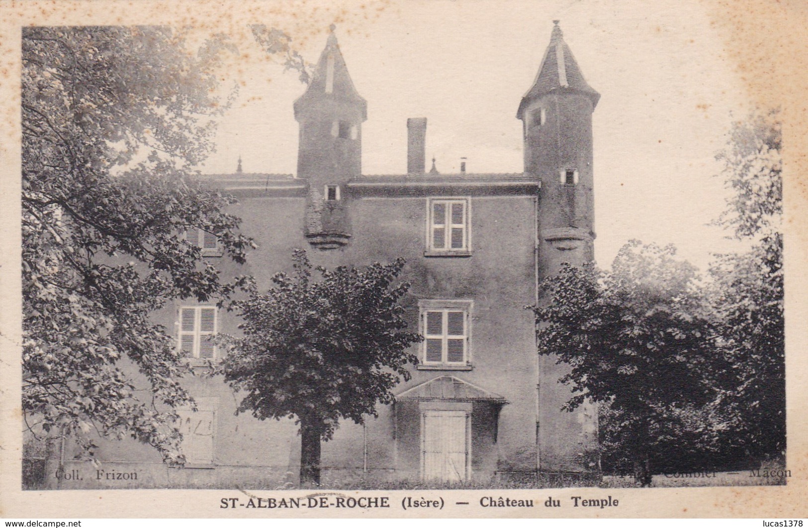 38 / SAINT ALBAN DE ROCHE / CHATEAU DU TEMPLE - Autres & Non Classés