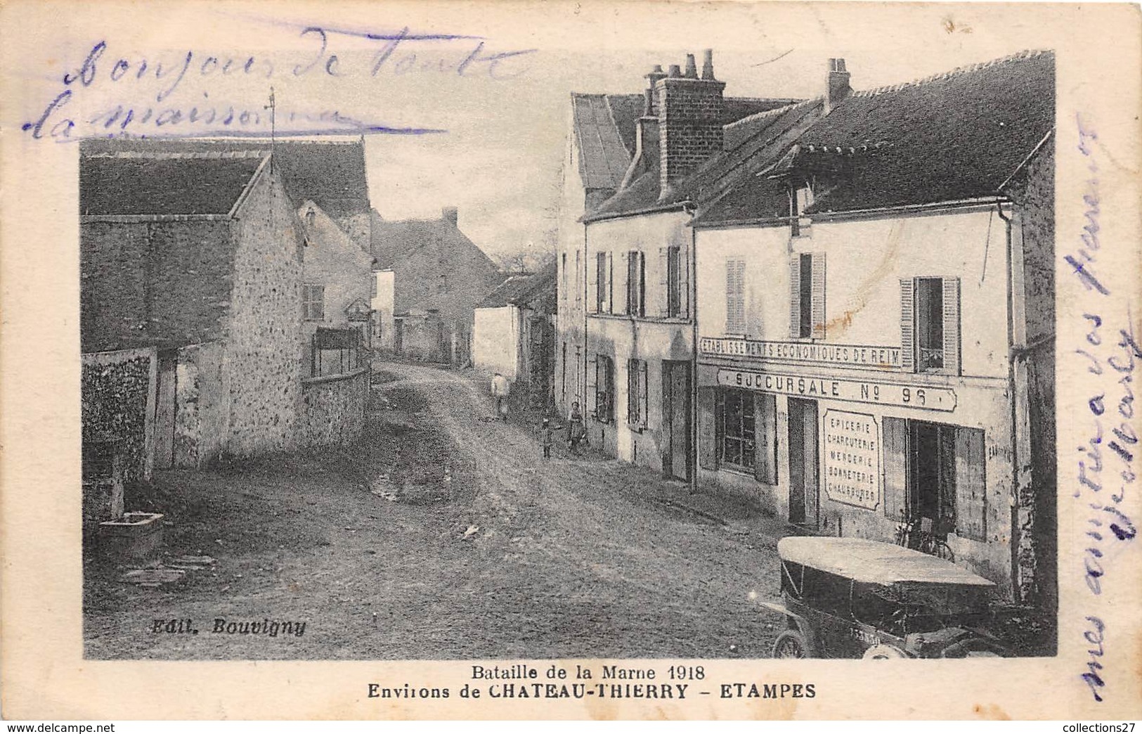 91-ETAMPES- ENVIRONS DE CHATEAU-THIERRY- BATAILLE DE LA MARNE 1918 - Etampes