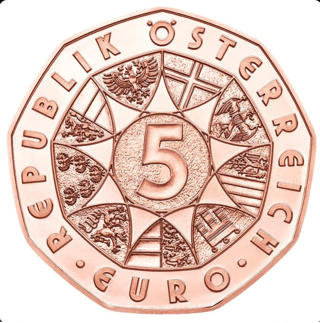 Monnaie Commémorative 5 Euro Autriche 2017, 150 Ans Donauwalzer, Neuve Du Rouleau, UNC - Autriche