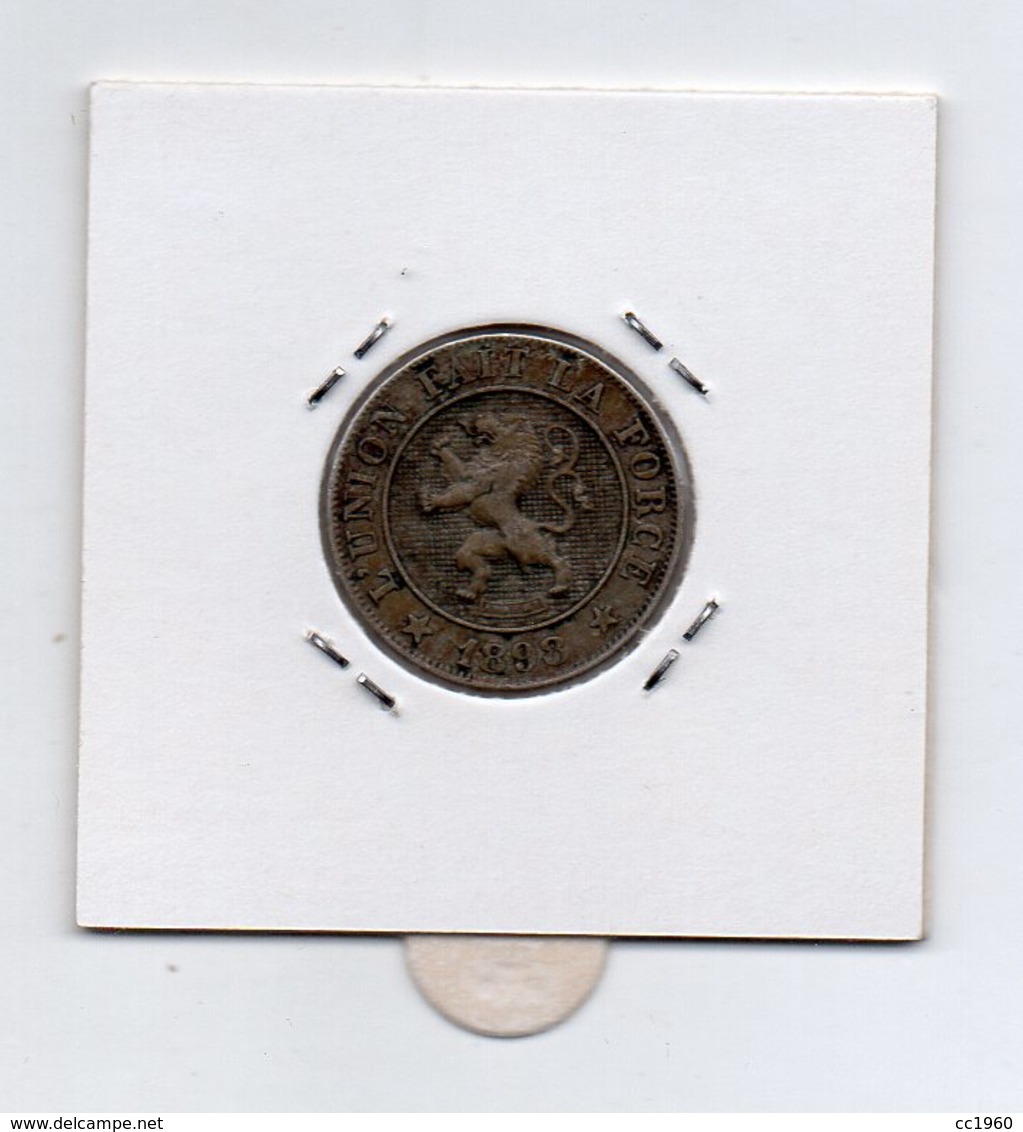 Belgio - 1898 - 10 Centesimi Leopoldo II° - (FDC9523) - 10 Centimes