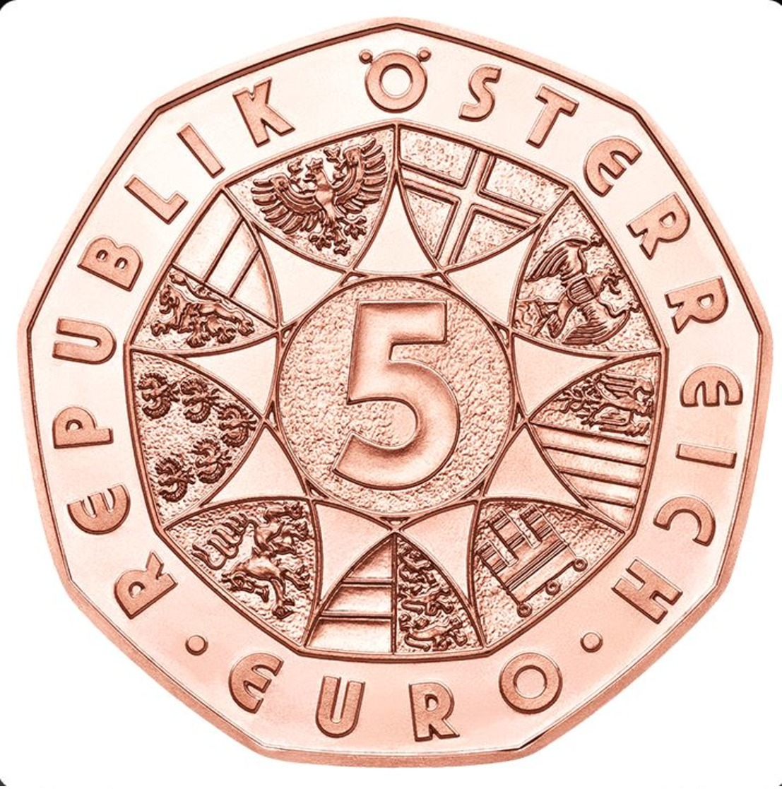 Monnaie 5 Euro Autriche 2015, Die Fledermaus, Neuve Du Rouleau, UNC - Autriche