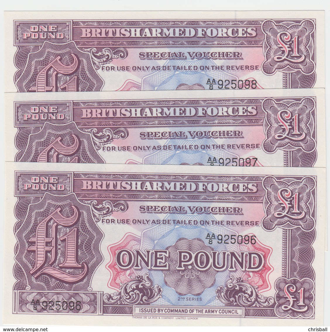 BRITISH ARMED FORCES SPECIAL VOUCHER  - Superb UNC Condition - Forze Armate Britanniche & Docuementi Speciali