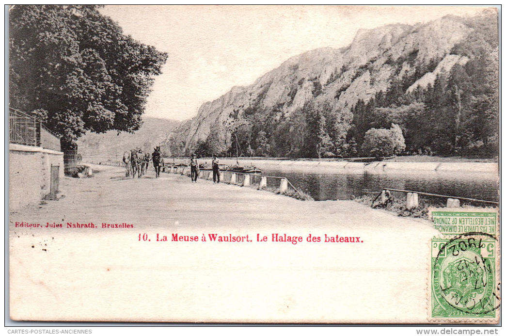 Belgique - NAMUR - HASTIERE - La Meuse à Waulsort, Le Halage - Namur