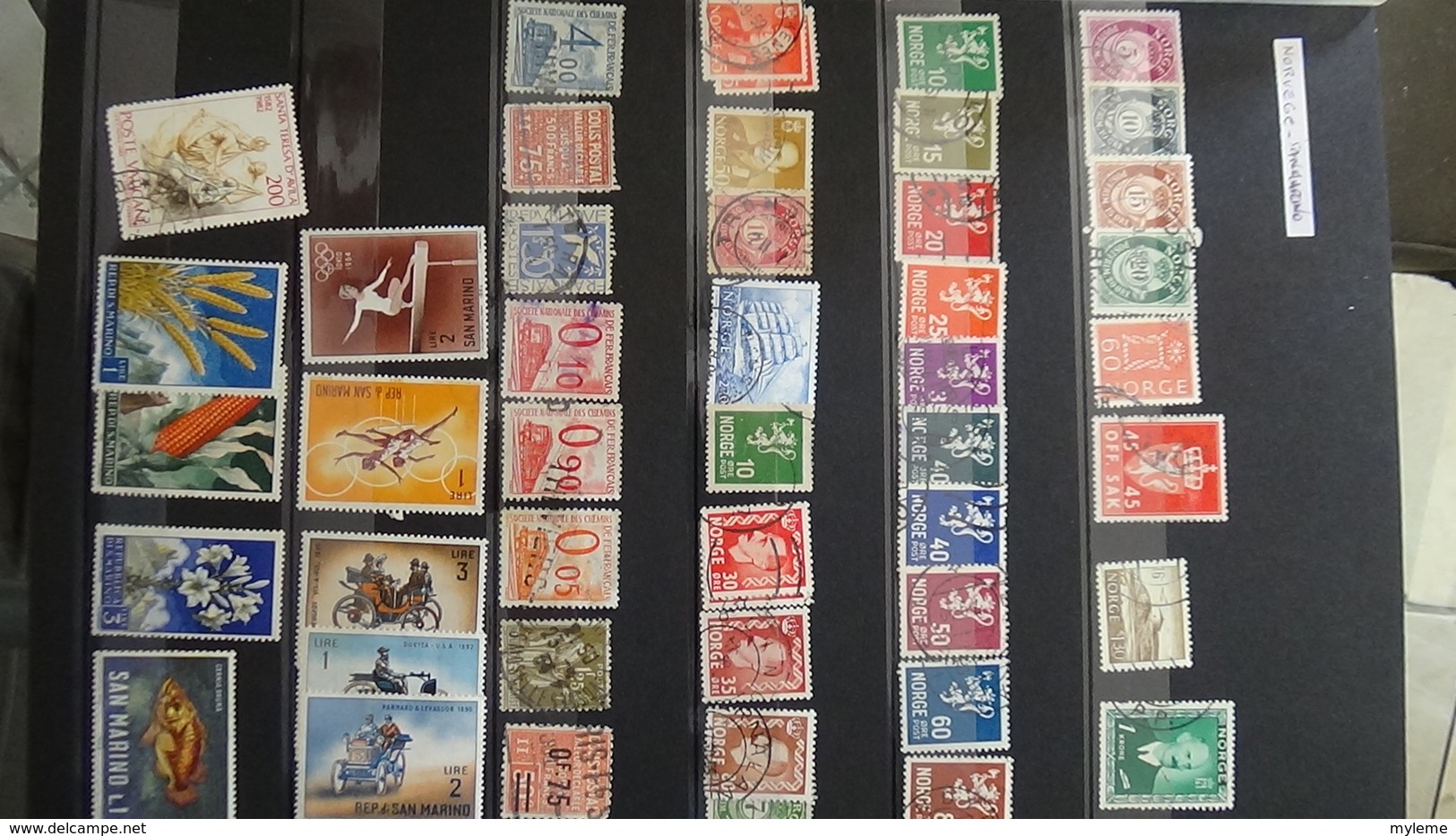 Collection de timbres oblitérés du monde dont bonnes valeurs de France. Port offert à partir de 50 euros d'achat.