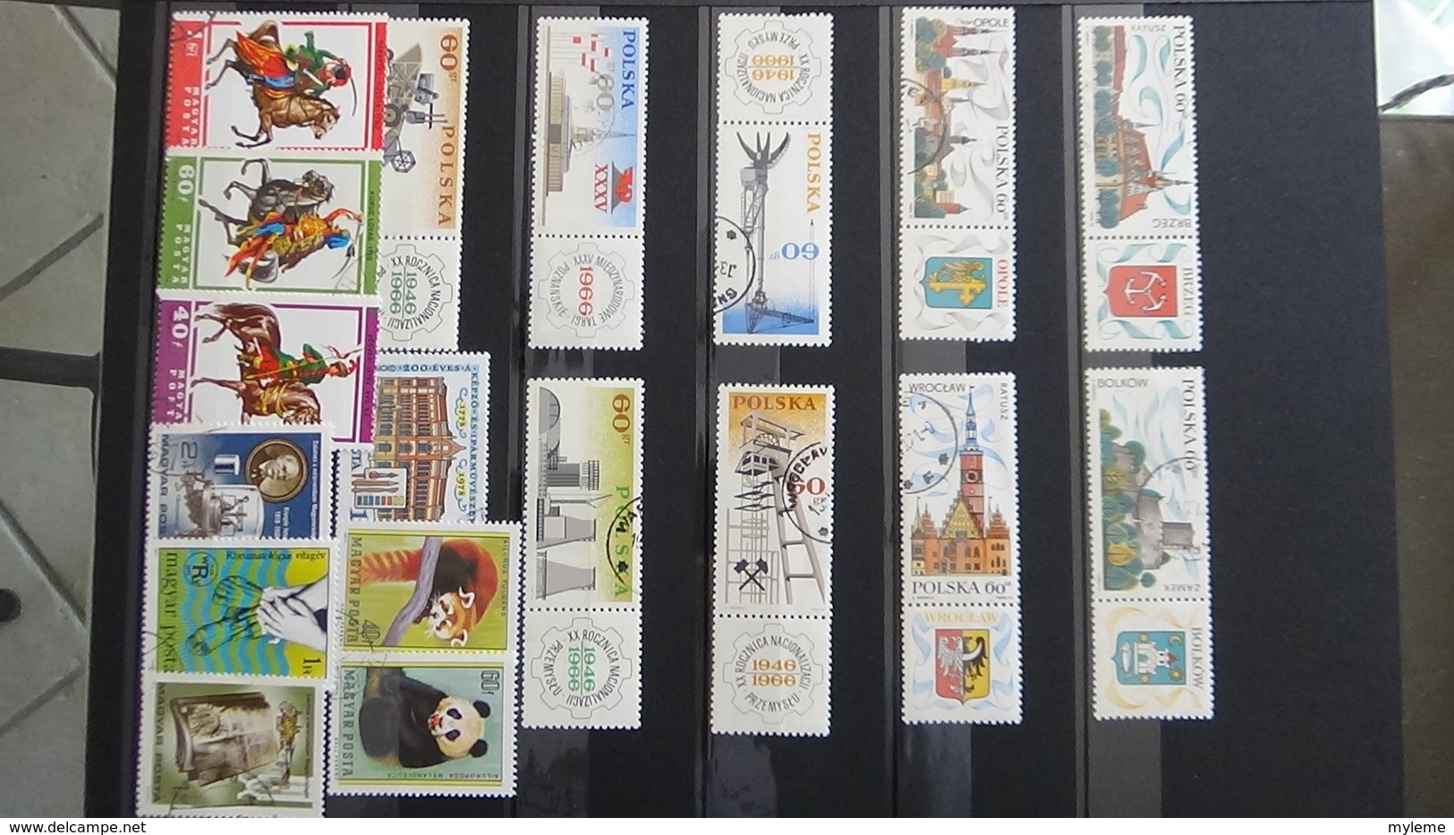 Collection de timbres oblitérés du monde dont bonnes valeurs de France. Port offert à partir de 50 euros d'achat.