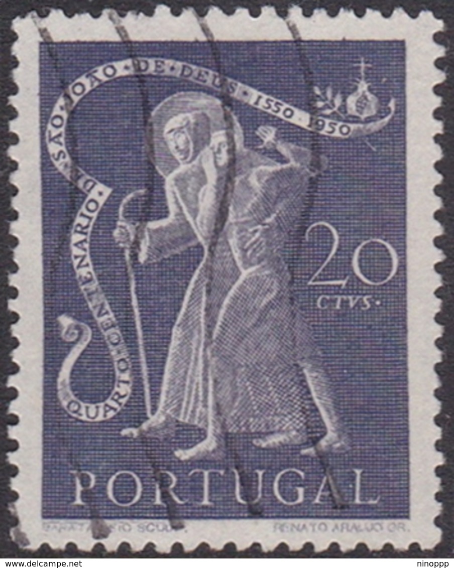 Portugal SG 1039 1950 400th Death Anniversary San Juan De Dios 20c Violet, Used - Used Stamps