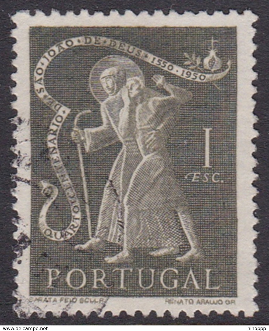 Portugal SG 1041 1950 400th Death Anniversary San Juan De Dios, 1e Green, Used - Used Stamps