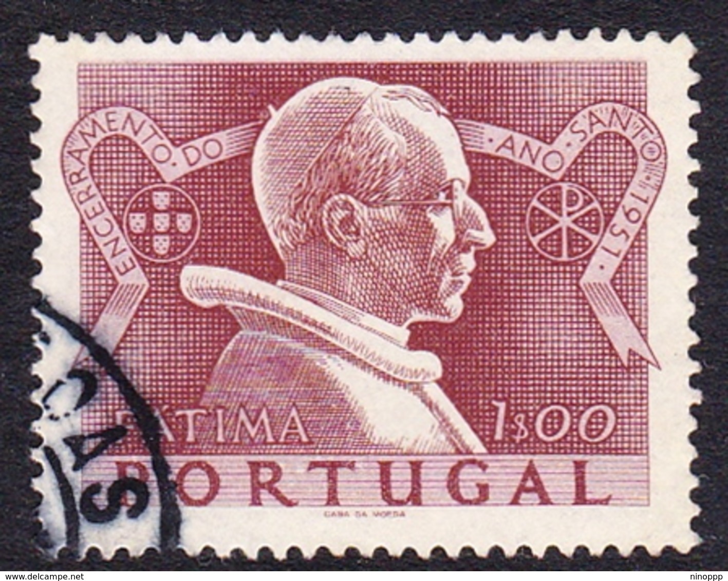 Portugal SG 1051 1951 Termination Of Holy Year 1e Purple, Used - Used Stamps