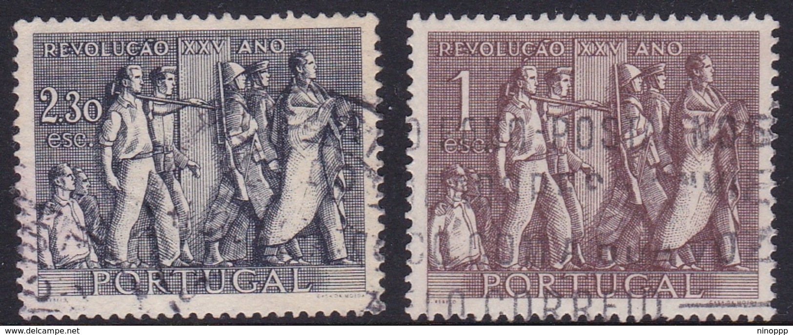 Portugal SG 1055-1056 1951 25th Anniversary Of National Revolution, Used - Used Stamps