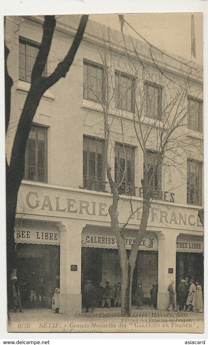 Setif Grands Magasins " Galeries De France " Rue De Constantine Cliché Mamain - Setif