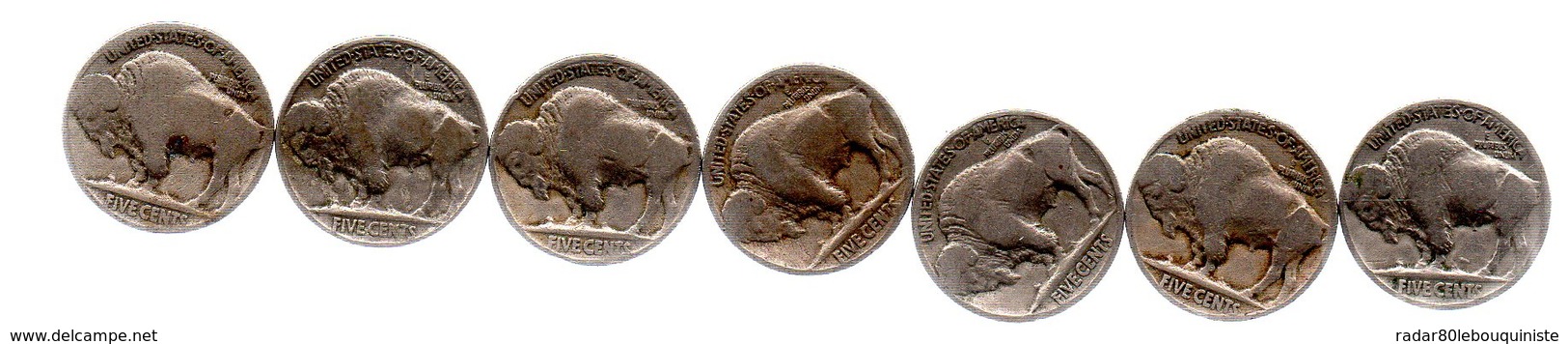 7 .nickel Five - Cent (5 Cents) - 1913-1938: Buffalo