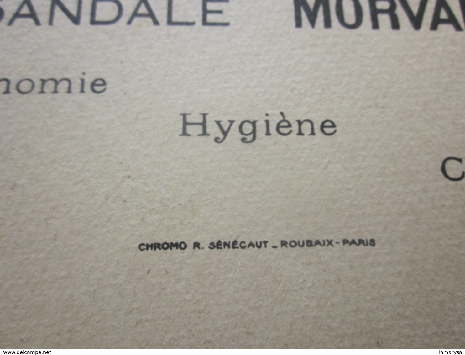 (Type)BUVARD MORVAN RECTO JEU DE L'OIE CHROMO Sénécaut Roubaix SANDALE CHAUSSURES SEMELLE CAOUTCHOUC Cahier école-Autres - Liqueur & Bière