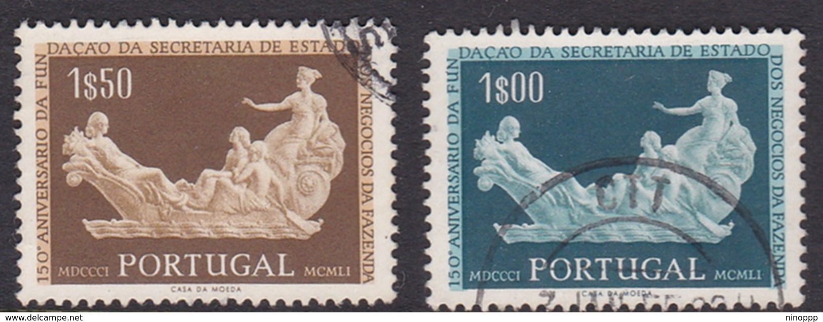 Portugal SG 1110-1111 1954 150th Anniversary Of Trade Secretariat, Used - Used Stamps